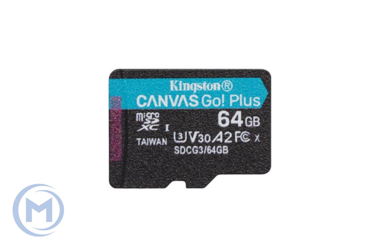 Micro Secure Digital Card (Trans Flash) 64B HC10 KINGSTON Canvas Go Plus 170R A2 U3 V30