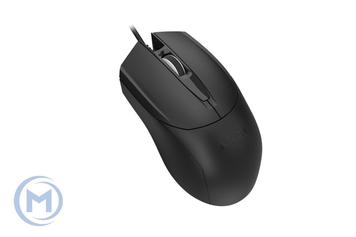 A4TECH OP-750 OPTICAL MOUSE 1200DPI USB BLACK