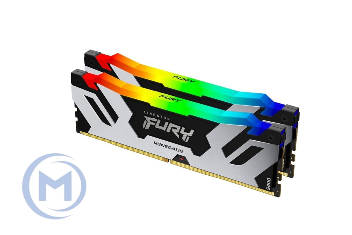 DDR5 64GB (2x32GB) PC-51200 (6400MHz) KINGSTON FURY RENEGADE RGB XMP KF564C32RSAK2-64