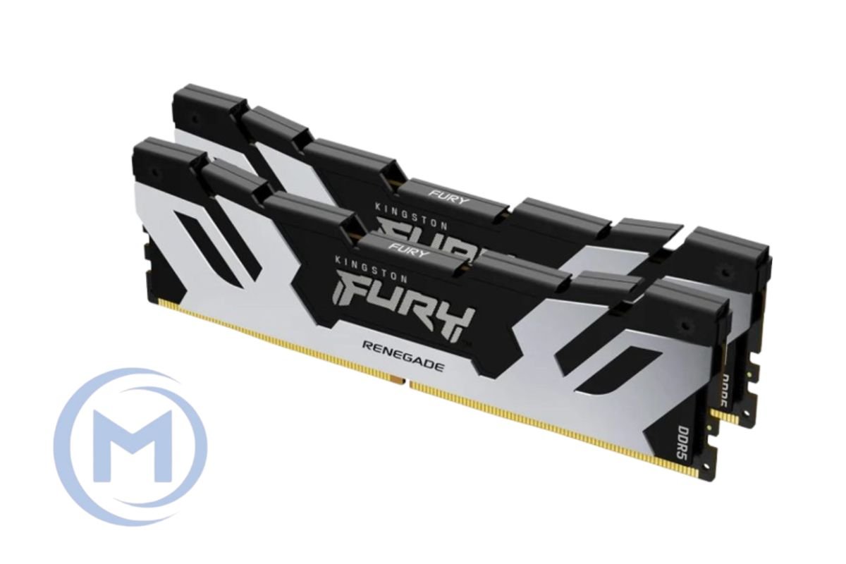 DDR5 64GB (2x32GB) PC-51200 (6400MHz) KINGSTON FURY RENEGADE SILVER XMP KF564C32RSK2-64