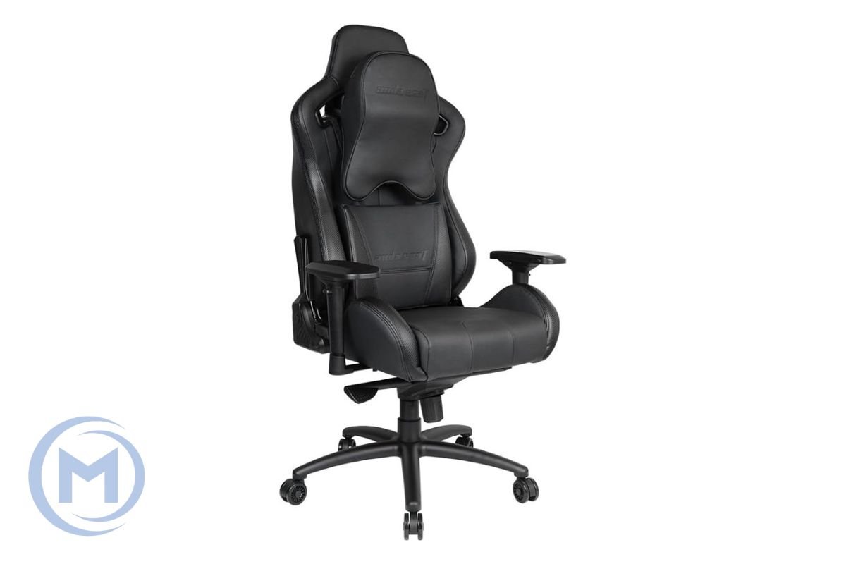 Gaming Chair AD12XL-DARK-B-PV/C-B02 AndaSeat DARK KNIGHT XL BLACK 4D Armrest 65mm wheels PVC Leather