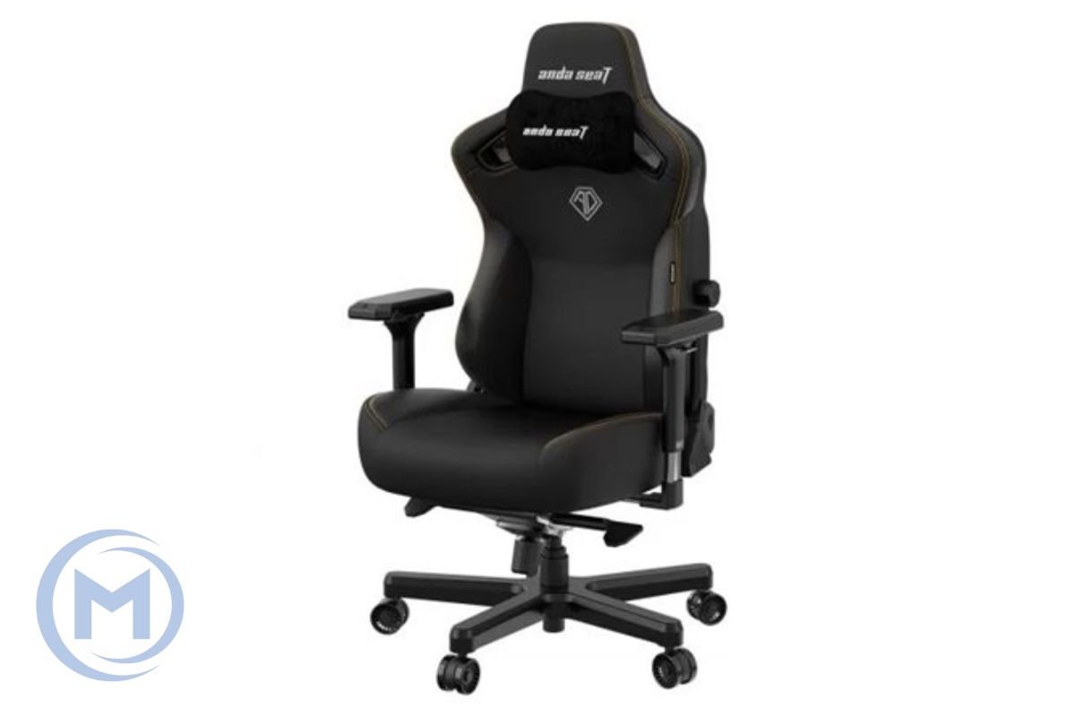 Gaming Chair AD12YDDC-L-20-B-PV/C AndaSeat Kaiser 4 L BLACK 5D Armrest 65mm wheels PVC Leather