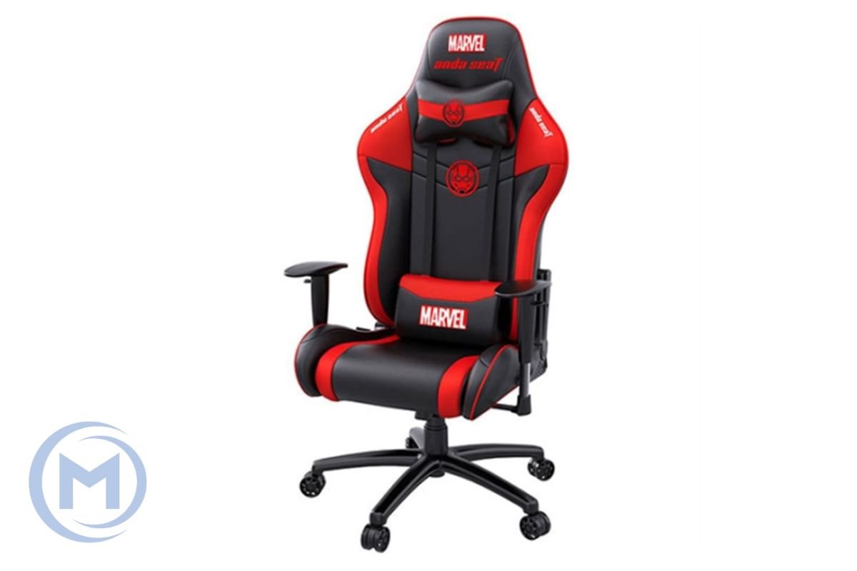 Gaming Chair AD5-04-BR-PV AndaSeat MARVEL Edition BLACK&RED  2D Armrest 65mm wheels PVC Leather