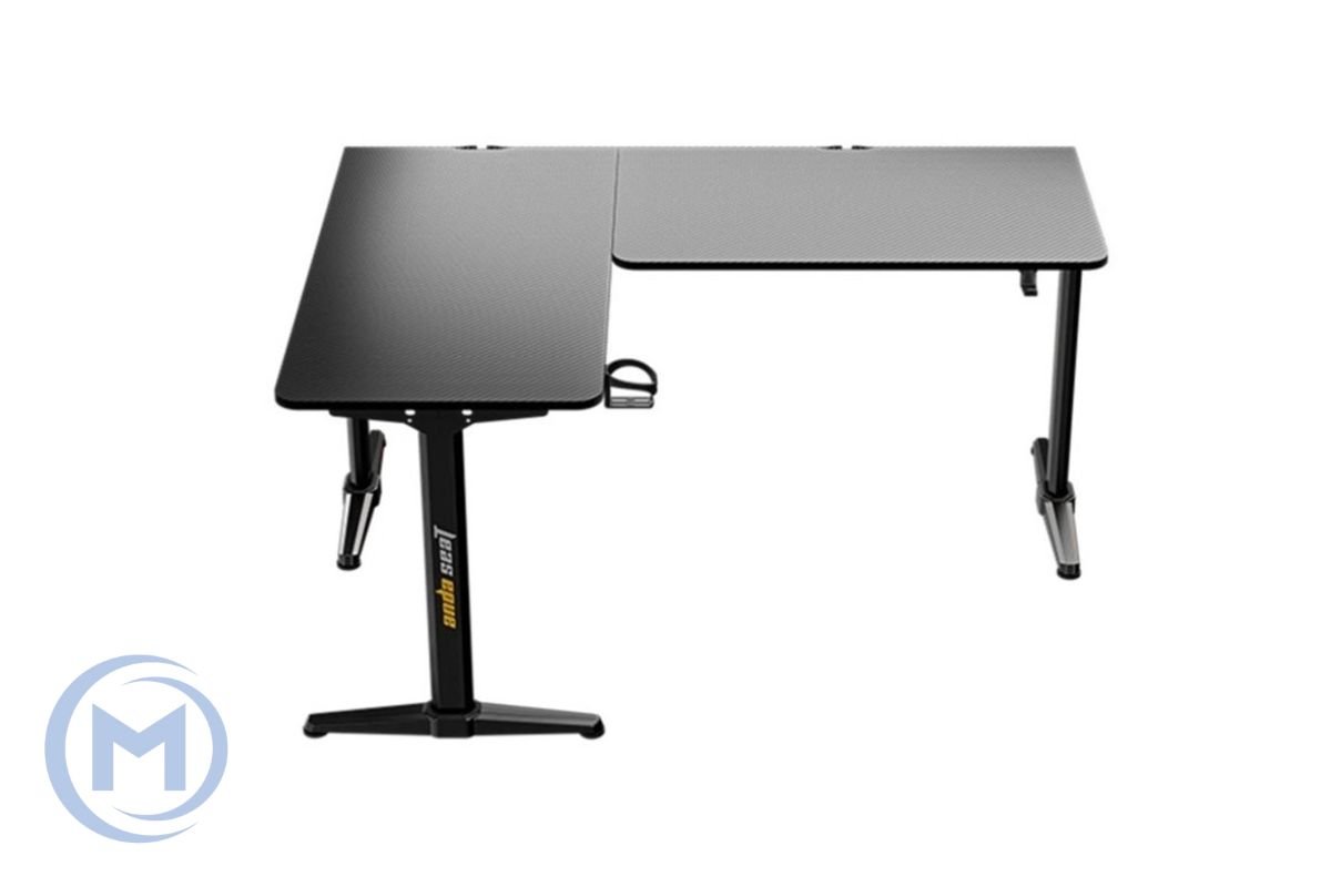 Gaming Desk AD-D-PT-1600-01-B AndaSeat Wind Seeker BLACK Carbon Fiber Texture Tabletop