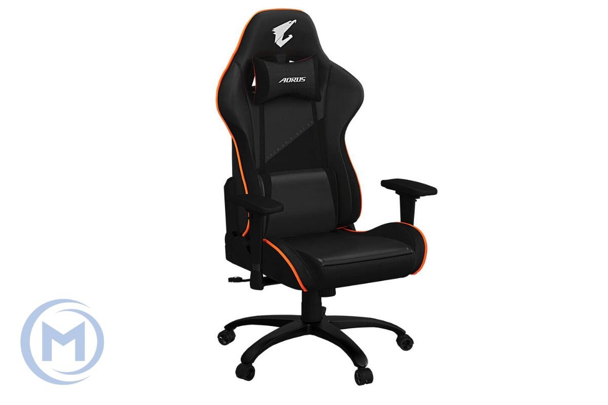 Gaming Chair AGC310 GIGABYTE BLACK 4D Armrest 65mm wheels PVC Leather