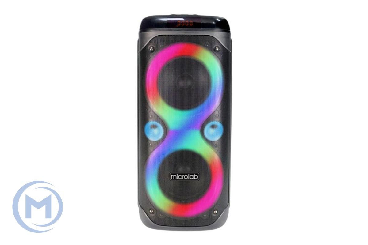 Microlab Party Speaker PT600 16W RGB LED, Bluetooth,2000mAH, 3.5mm Line in, microSD,USB, Remote