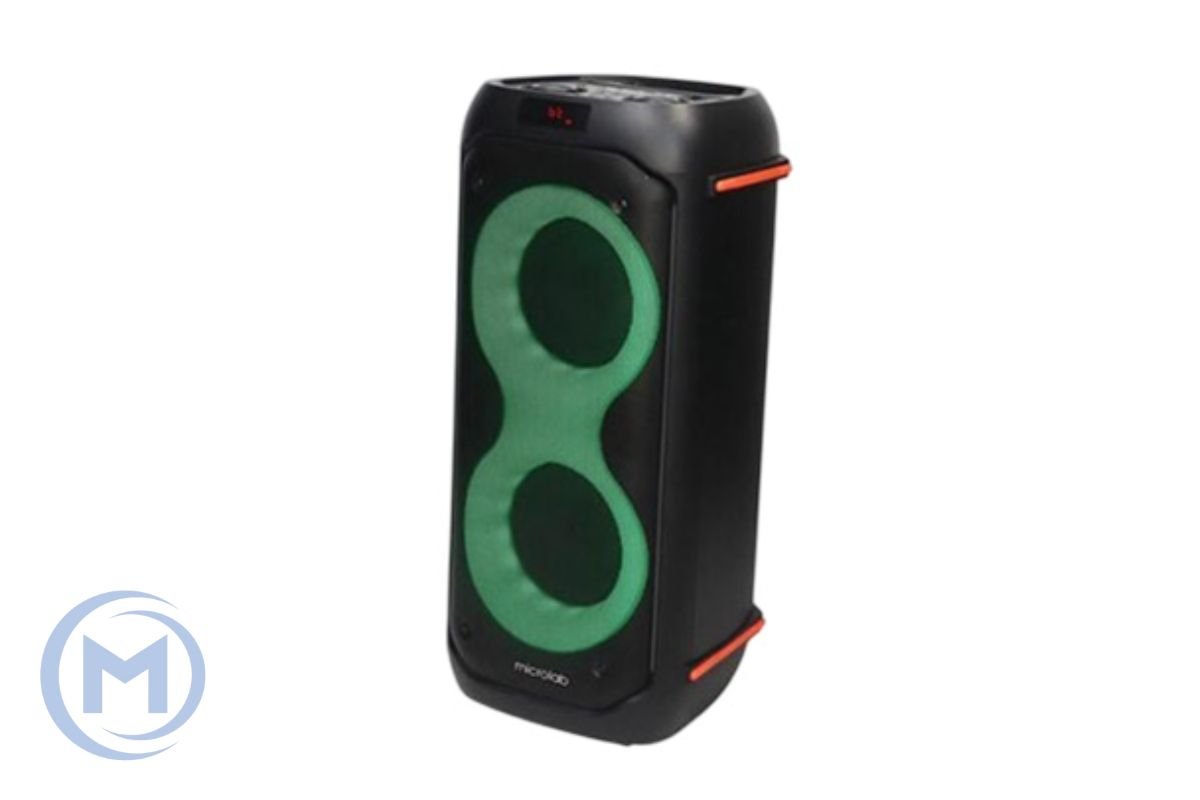 Microlab Party Speaker PT602W 40W RGB LED, 2*Mic, BT,4000mAH, 3.5mm Line in, microSD,USB, Remote