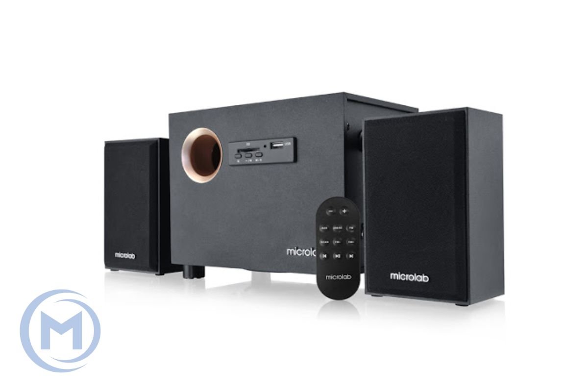 Microlab Subwoofer M-105R 2.1 10W (5W+2.5W*2) FM,USB,SD,REMOTE BLACK >40dB