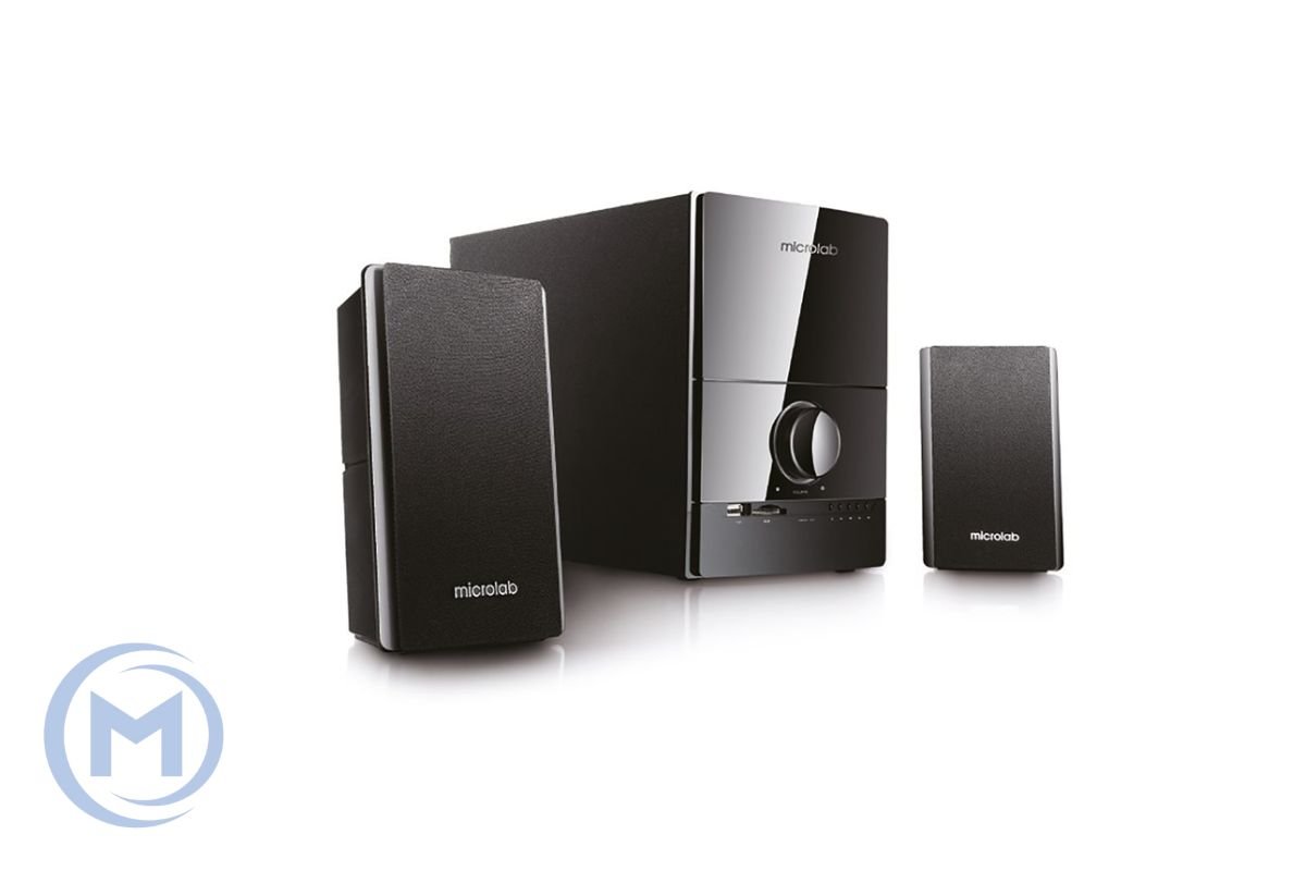 Microlab Subwoofer M-500U 2.1 40W(16+2*12) USB/SD CARD BLACK
