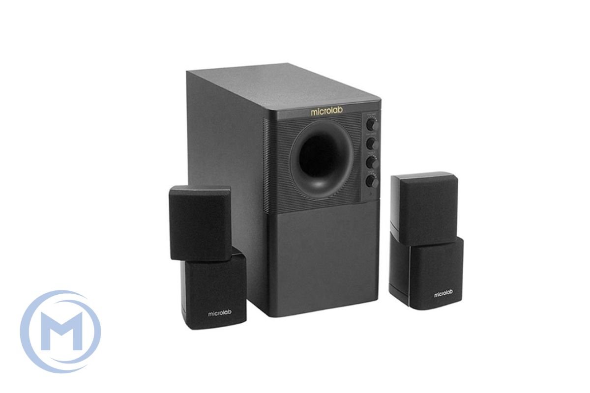 Microlab Subwoofer X3BT 2.1 BLACK 98W(24W*2+50W), Bluetooth 5.0