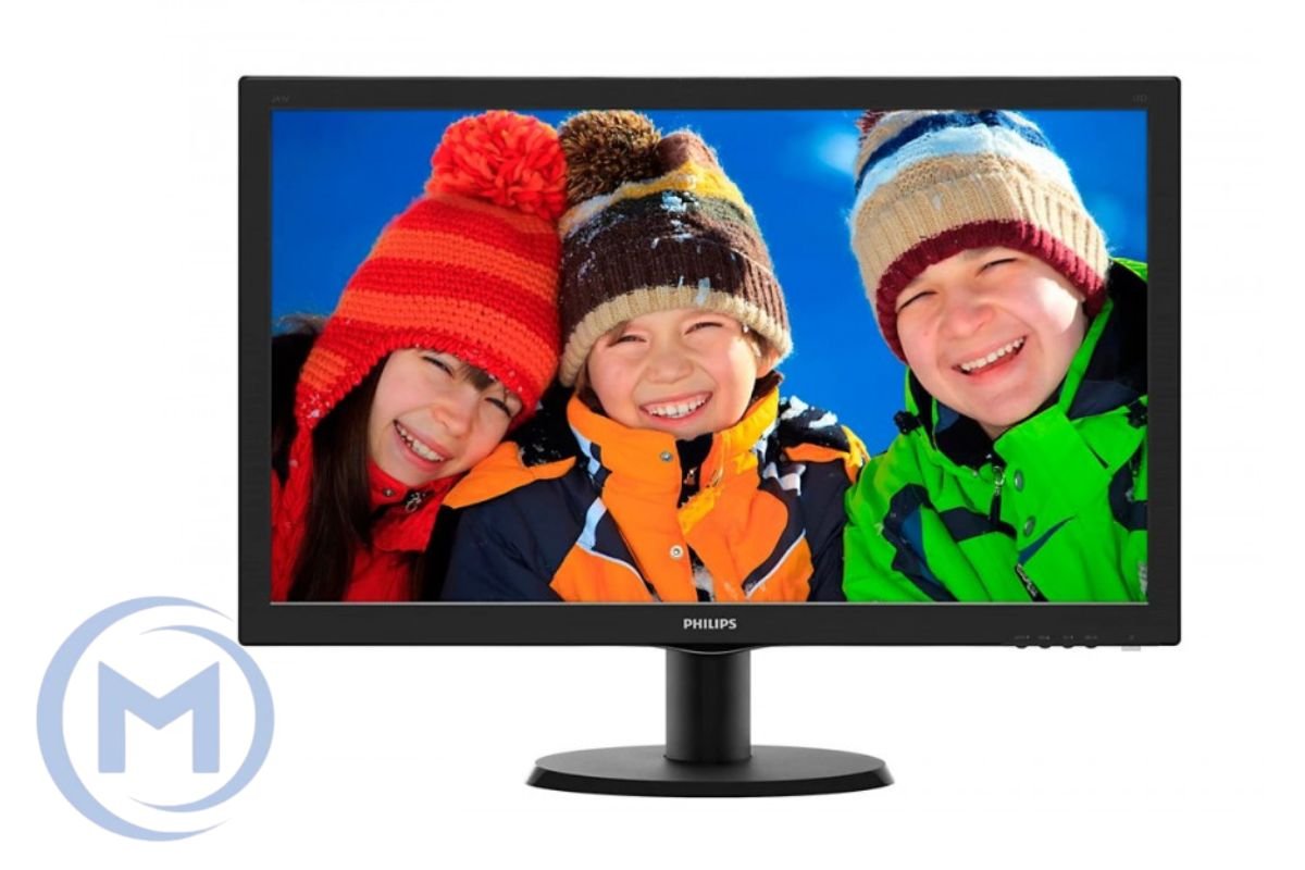 PHILIPS 23,6" 243V5LSB TN LED WIDE 1920x1080 10000000:1 5ms VGA  УЦЕНКА