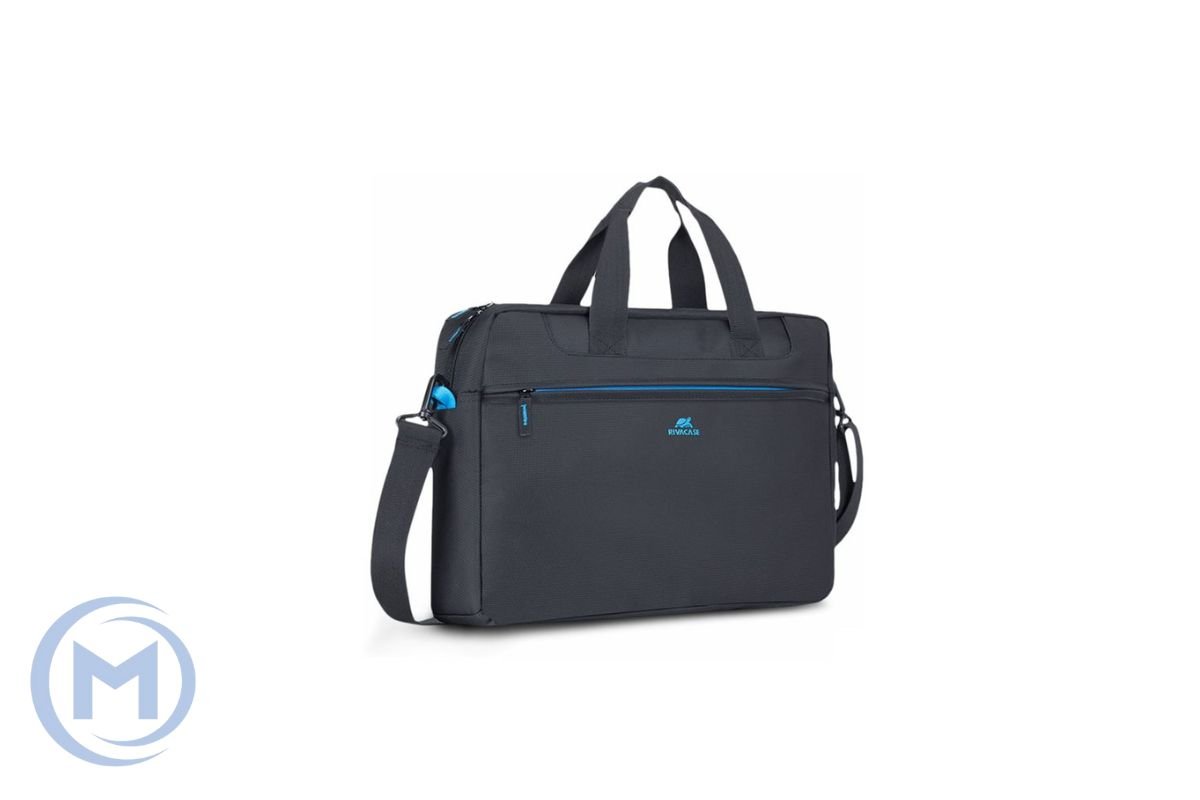                 RivaCase 8057 REGENT II Spacious Black 16"