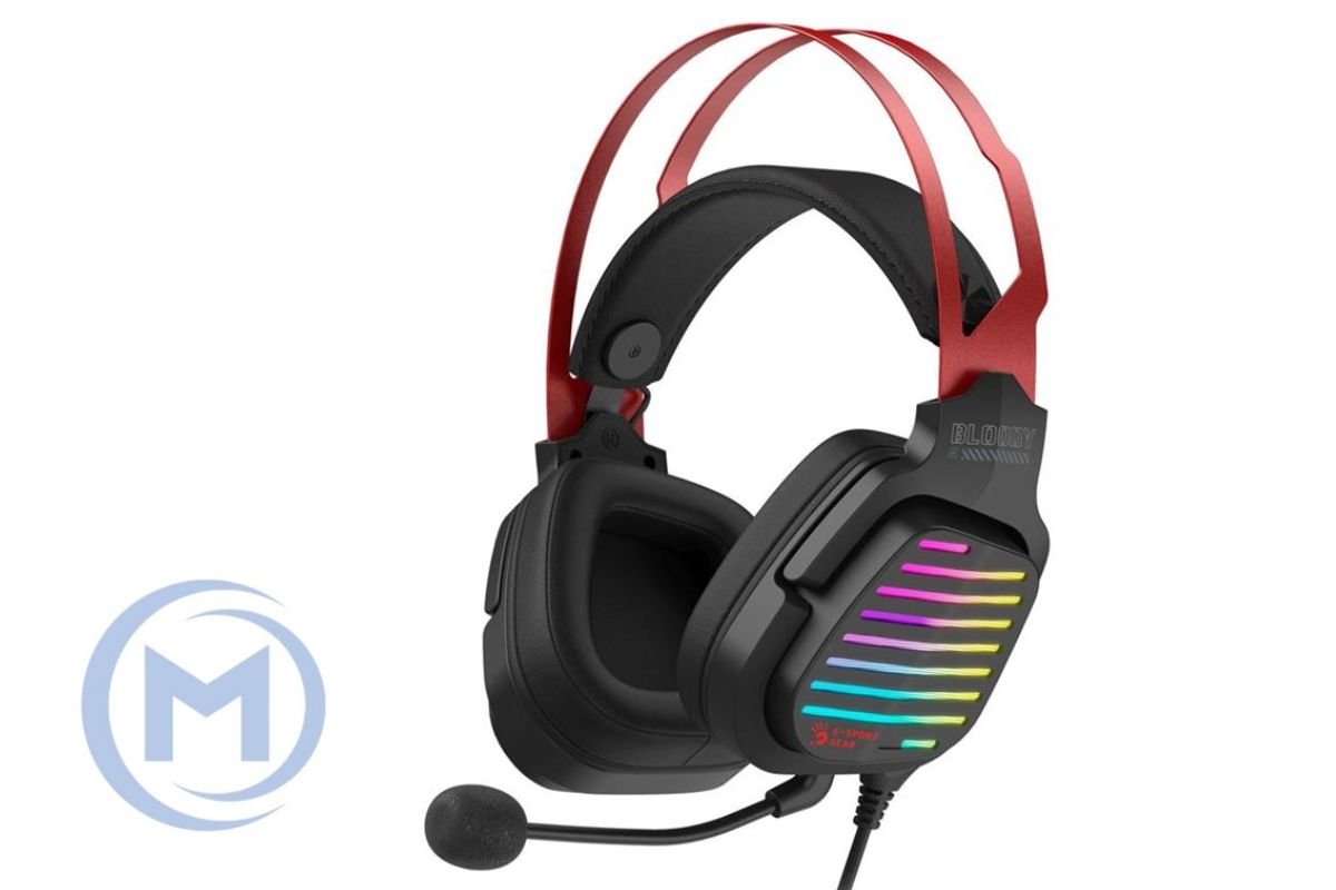 Наушники с микрофоном A4Tech BLOODY G560 RGB Gaming 7.1 USB SPORTS RED