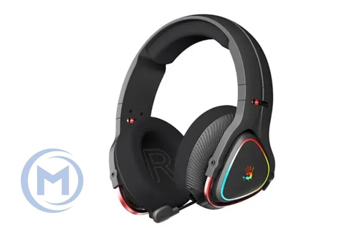 Наушники с микрофоном A4Tech BLOODY MR720 RGB WIRELESS 2.4G+BT V5.3 GAMING 7.1 BLACK