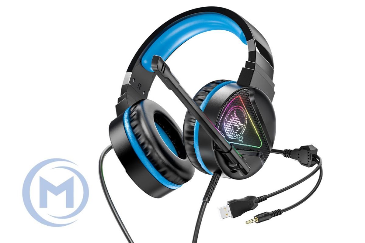 Наушники Hoco W104 game black/blue