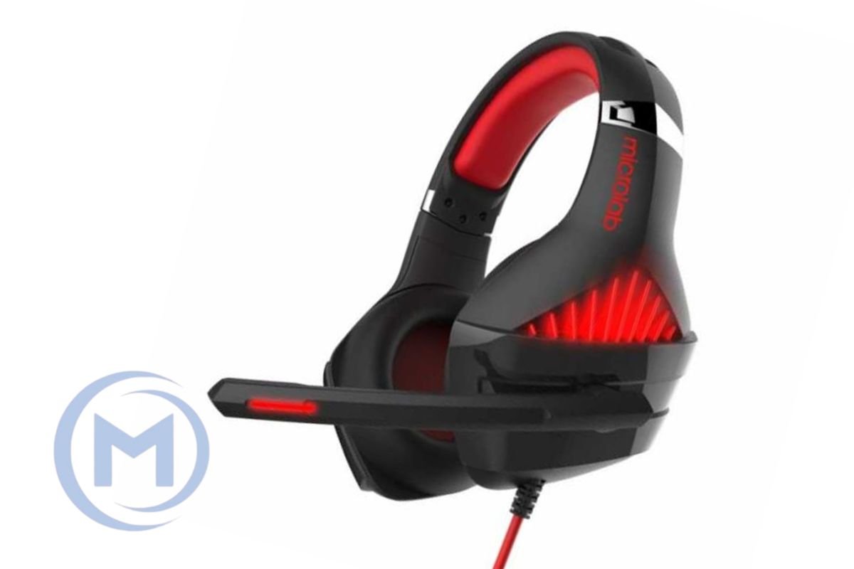 Наушники с микрофоном Microlab G6 GAMING BLACK/RED 3.5+USB