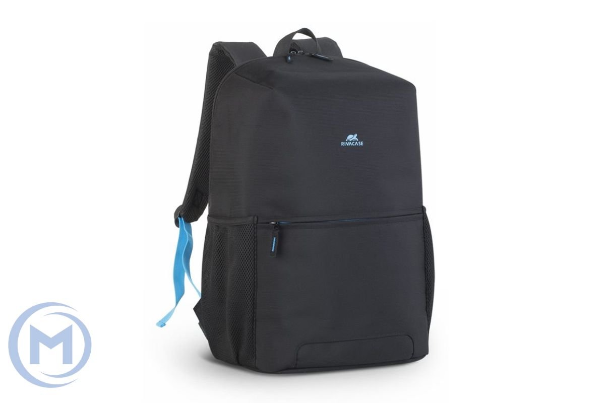 Сумка для ноутбука RivaCase 8067 15.6" Full size Черный рюкзак. Ремешок крепления, карман для телефона, карман для бутылки, плечевой ремень, водонепр-й материал, наплечные ремни