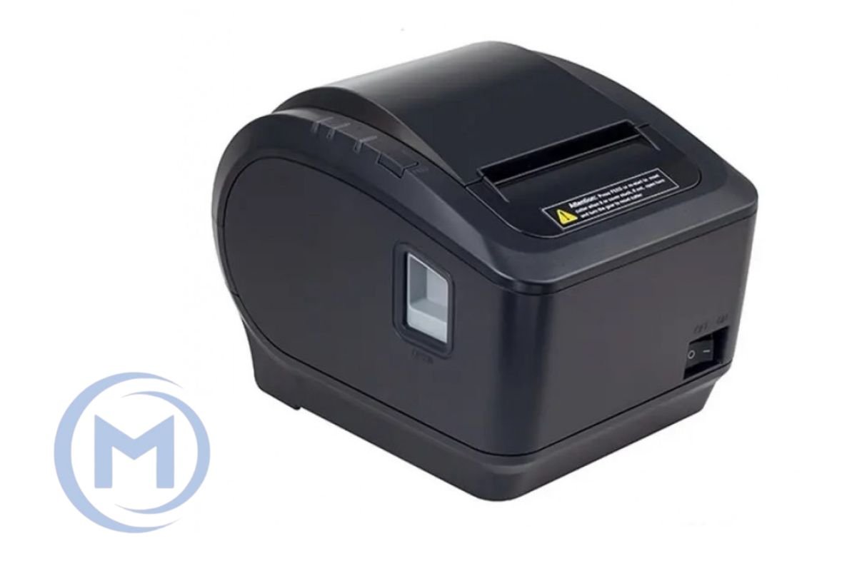 Xprinter XP-K200L 80mm direct thermal Receipt printer USB+LAN, Black, 200mm/s, EU plug
