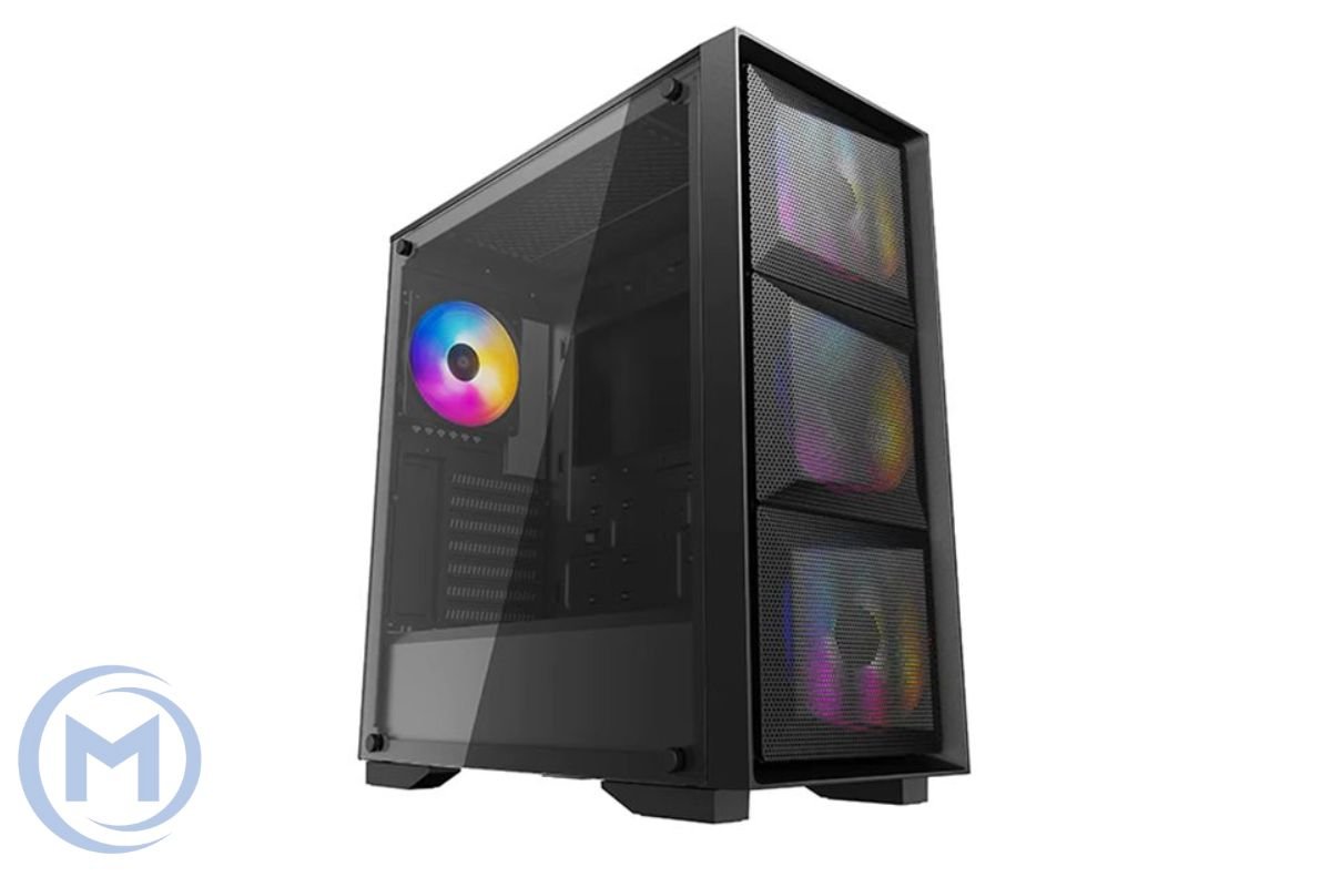                     DEEPCOOL ATX MATREXX 50 MESH 4FS w/o PSU 1*USB 3.0 4xRGB FANS Mesh front panel Fully black