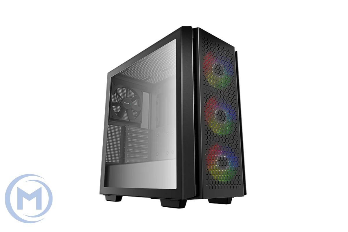                     DEEPCOOL EATX CG560 w/o PSU USB3.0×2 Front + 3×120mm ARGB+1×140mm FANS