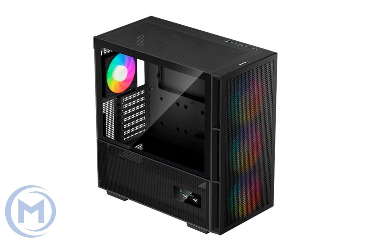                     DEEPCOOL EATX CH560 DIG. w/o PSU USB3.0×2 Type-C*1 ARGB 3*140mm+1×120mm FAN (360mm Liquid Cooling)