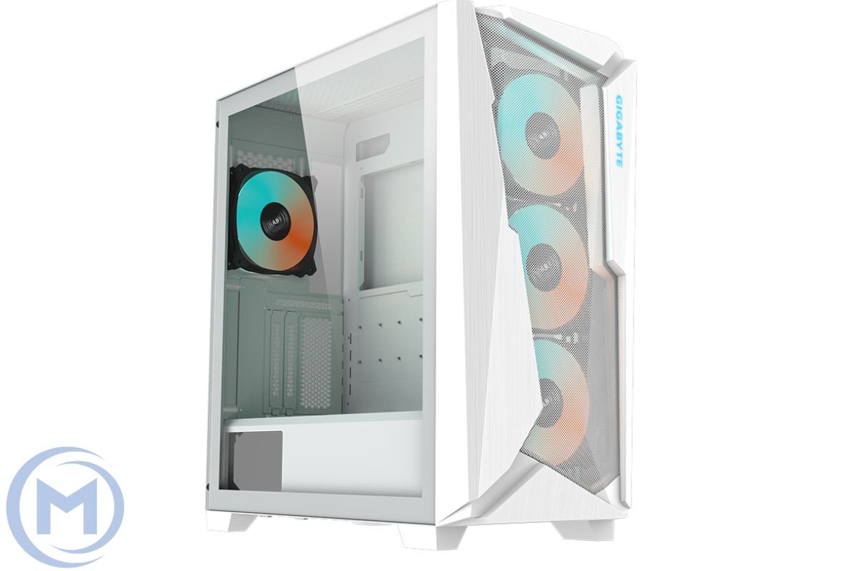                     GIGABYTE E-ATX C301GW 4x120mm ARGB 2xUSB 3.1 WHITE