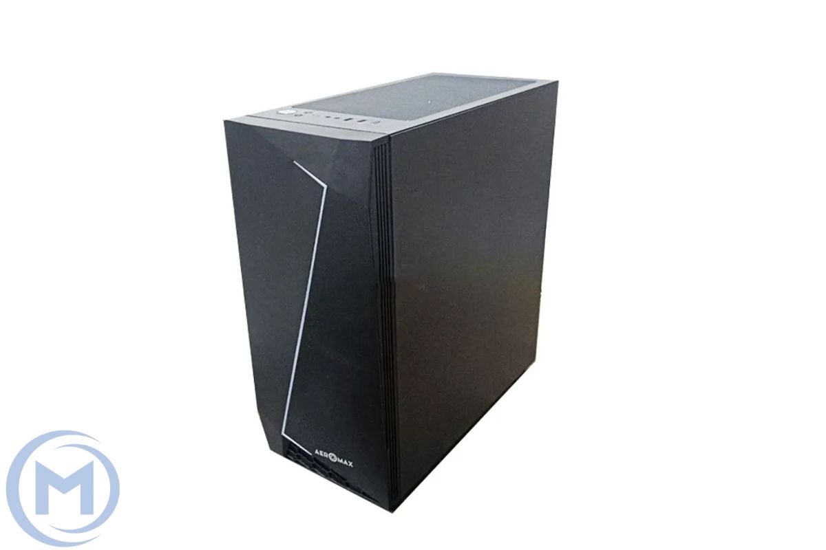 Корпус (игровой) Aeromax WS-C8018, ATX/Micro ATX, USB 3.0/2*1.0, HD-Audio, Выс. кулера до 170мм, Длина VGA до 360мм, 2*3.5"/2*2.5", Толщ. 0,45мм, 421x200x452, Без Б/П, Чёрный