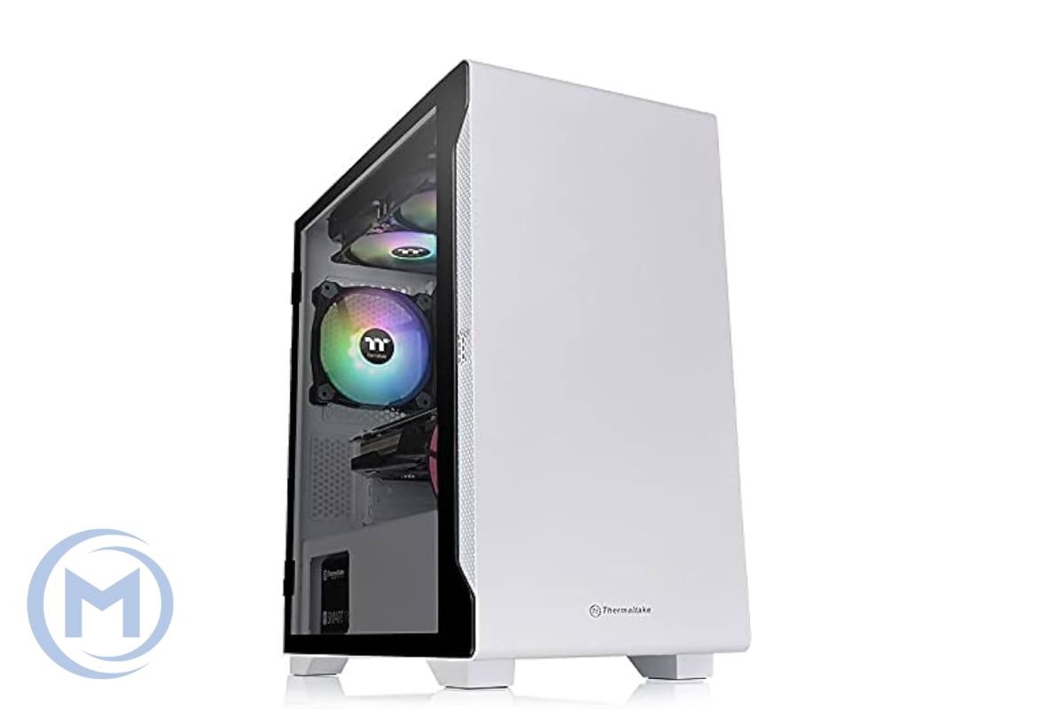 Корпус Thermaltake S100 TG CA-1Q9-00S6WN-00 Micro ATX/Mini ITX USB1x3.0+2.0x2, HD-Audio, Куллер 1x120мм, Высота CPU куллера до 165мм, VGA до 330мм, 411x220x441мм, Без Б/П, Белый