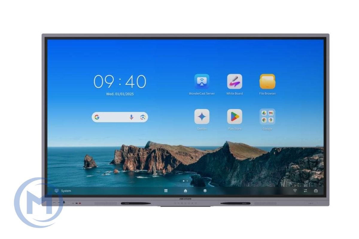 Interactive Flat Panel HIKVISION DS-D5B65RB/FL  65"  3840×2160 Android 13.0 8GB/128GB WebCam 8мп