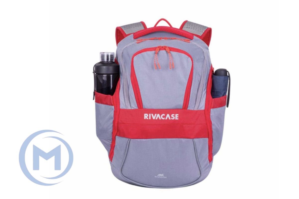 RivaCase 5225 Grey Red 20L 15.6" Backpack