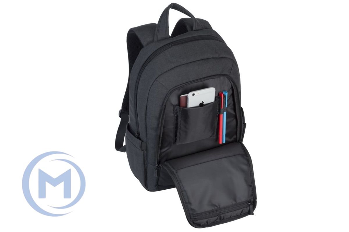 RivaCase 7560 ALPENDORF Canvas Black 15.6" Backpack