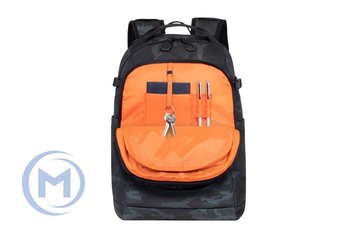 RivaCase 7631 Navy Camo 28L Backpack 15.6"