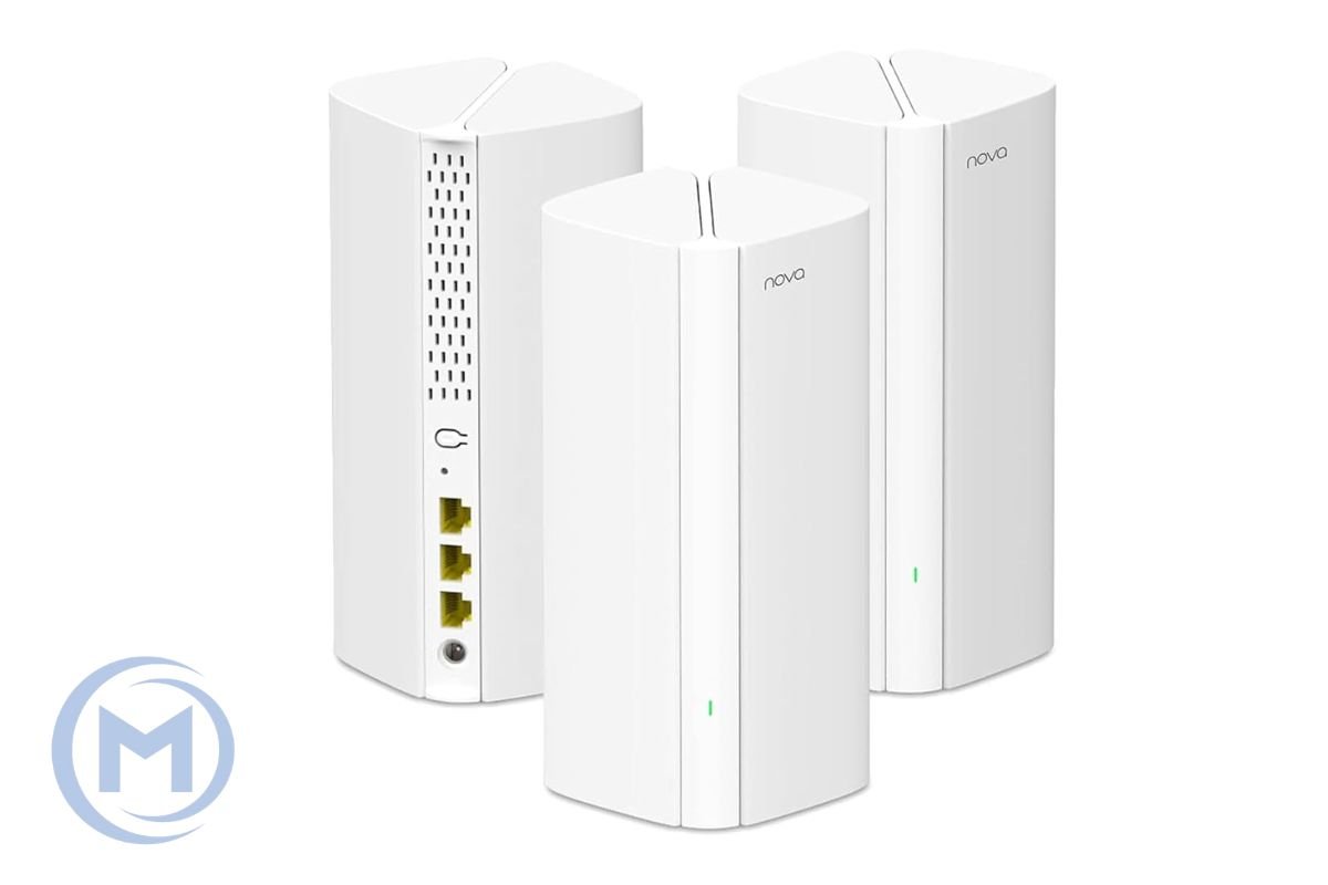 Wireless Mesh Wi-Fi System Tenda EX12(3-pack) AX3000 2402Mbps on 5GHz,574Mbps on 2.4GHz 650м2