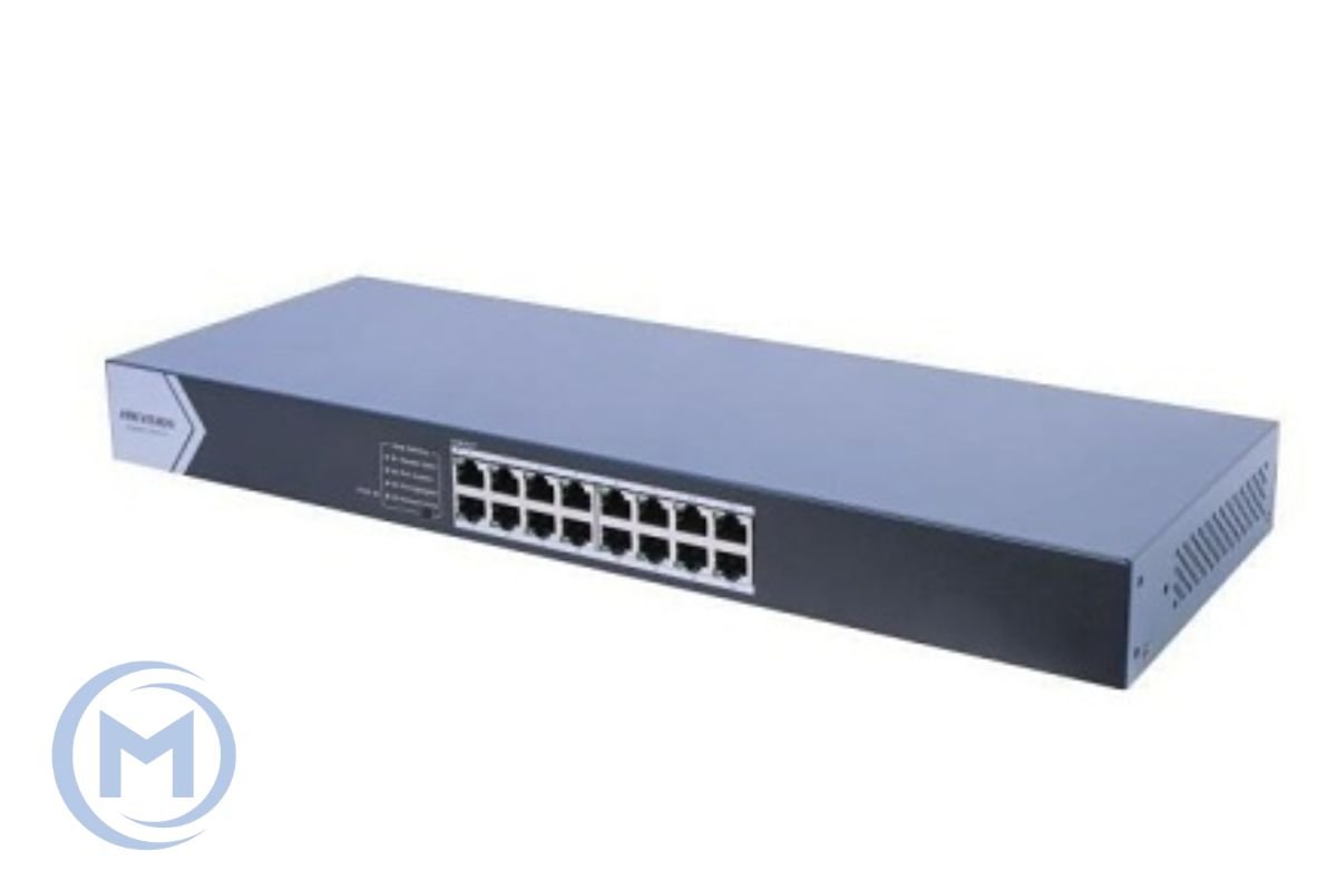 HUB Switch HIKVISION DS-3E0516-E(C) 16-port 10/100/1000Mbps Metal