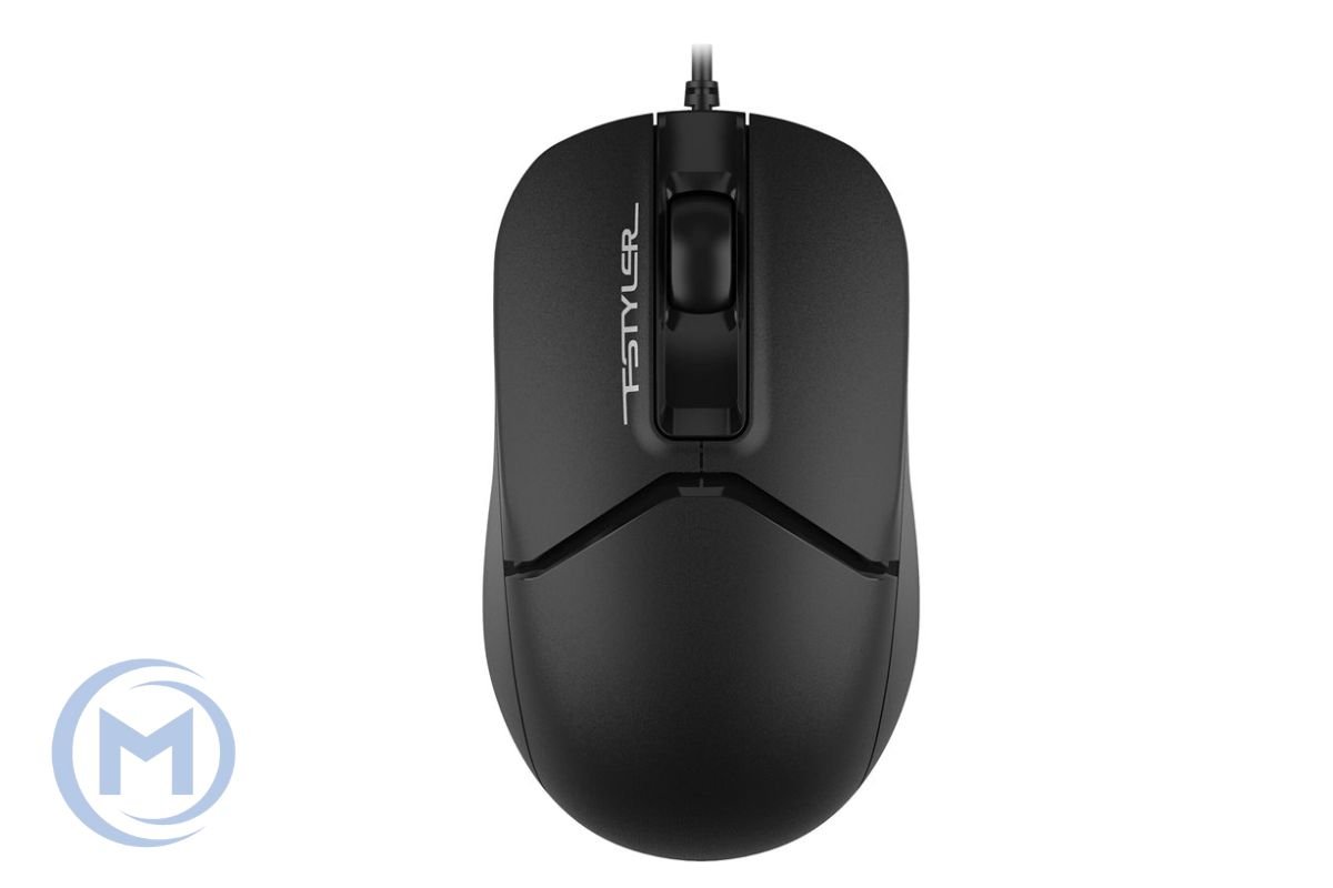 A4TECH FSTYLER FM12 OPTICAL MOUSE USB 1200DPI BLACK