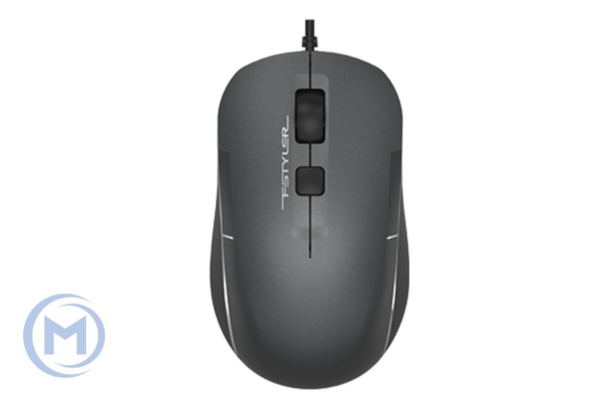 A4TECH FSTYLER FM26 ILLUMINATE OPTICAL MOUSE USB 1600DPI BLACK