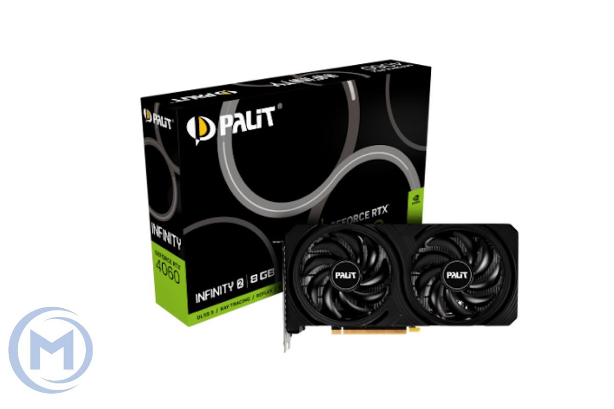 Palit GeForce RTX4060 Infinity 2 8GB GDDR6 128bit 2460Mhz/17000Mhz DUAL Fan HDMI 3xDisplayPort [NE64060019P1-1070L]