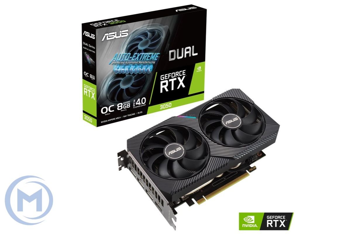             GEFORCE RTX3050 8GB GDDR6 128bit 1852Mhz 3xDP 1xHDMI ASUS DUAL-RTX3050-O8G
