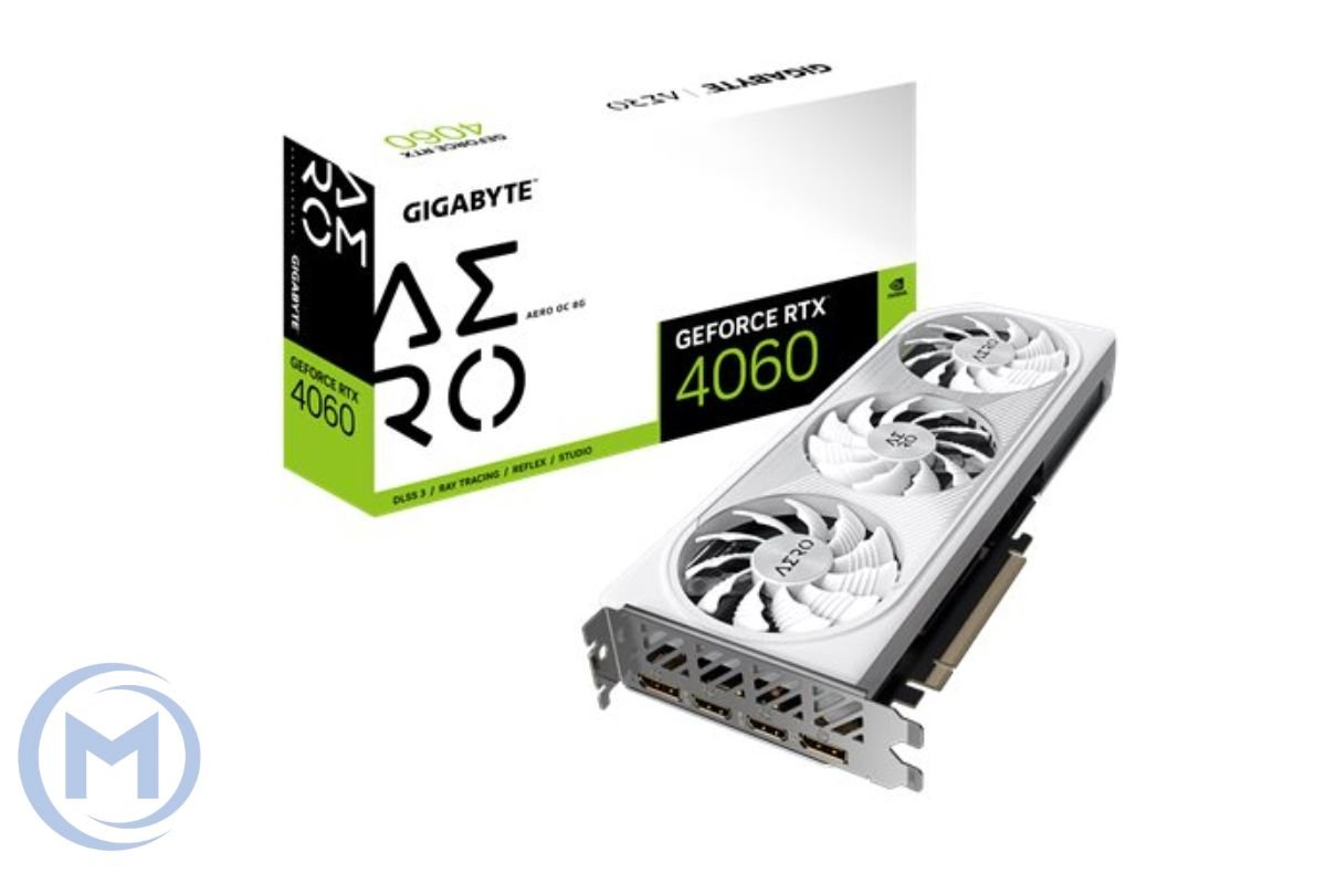 GEFORCE RTX4060 OC 8GB GDDR6 128bit 2550Mhz 2xDP 2xHDMI GIGABYTE GV-N4060AERO OC-8GD