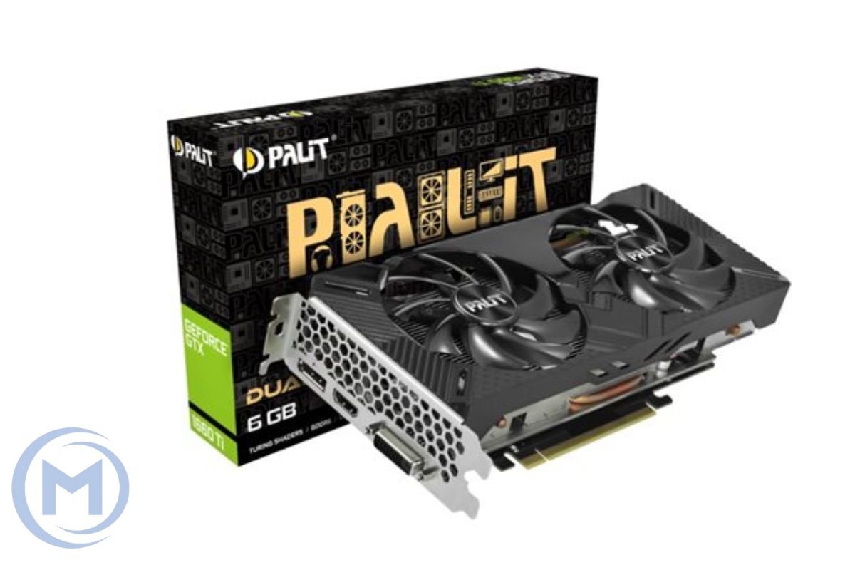 PALIT GeForce GTX1660 Ti DUAL 6GB GDDR6 192bit 1770MHz 12000MHz DUAL Fan, Dual-Link -DVI, DisplayPort, HDMI, HDCP , [NE6166T018J9-1160C]