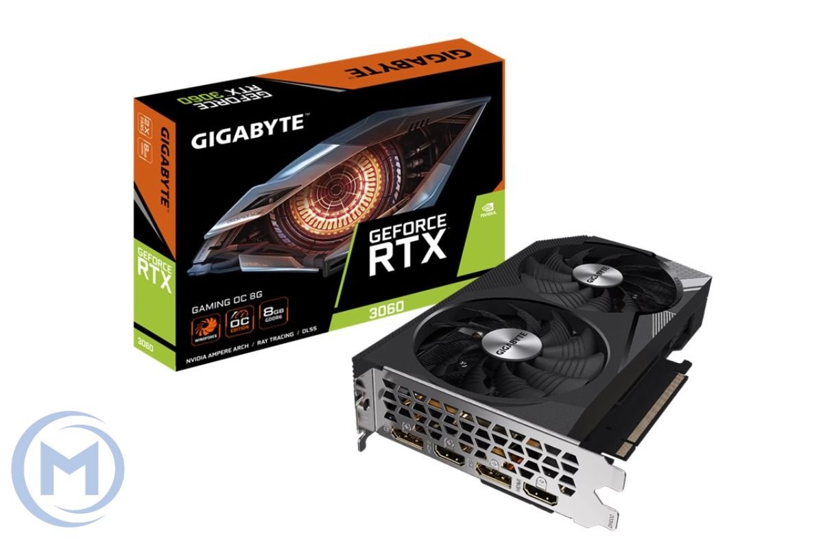 Видеокарта RTX 3060 GIGABYTE GeForce RTX™ 3060 GAMING OC 8GB GDDR6, Engine clock 1807MHz, Memory clock 15000MHz, 128Bit, 2xDP, 2xHDMI [GV-N3060GAMING OC-8GD]
