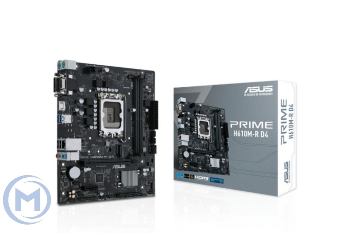             MB LGA1700 ASUS H610M-D,2xDDR5,10xUSB,4xSATAIII,mATX,M.2,PCIe16x, PCIe1x, HDMI,VGA,COM-PORT