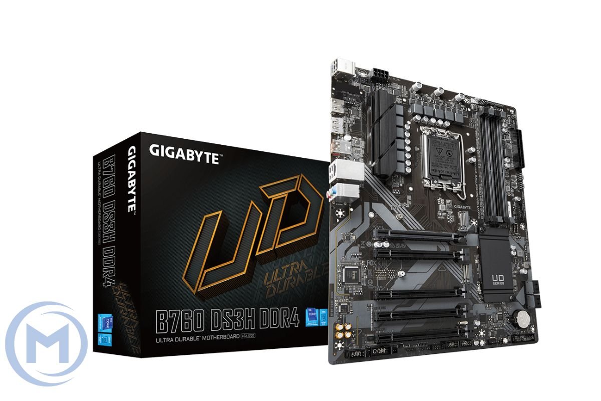             MB LGA1700 GIGABYTE B760 DS3H,4xDDR5,13xUSB,4xSATAIII,ATX,M.2,4xPCIe16x, HDMI,DP