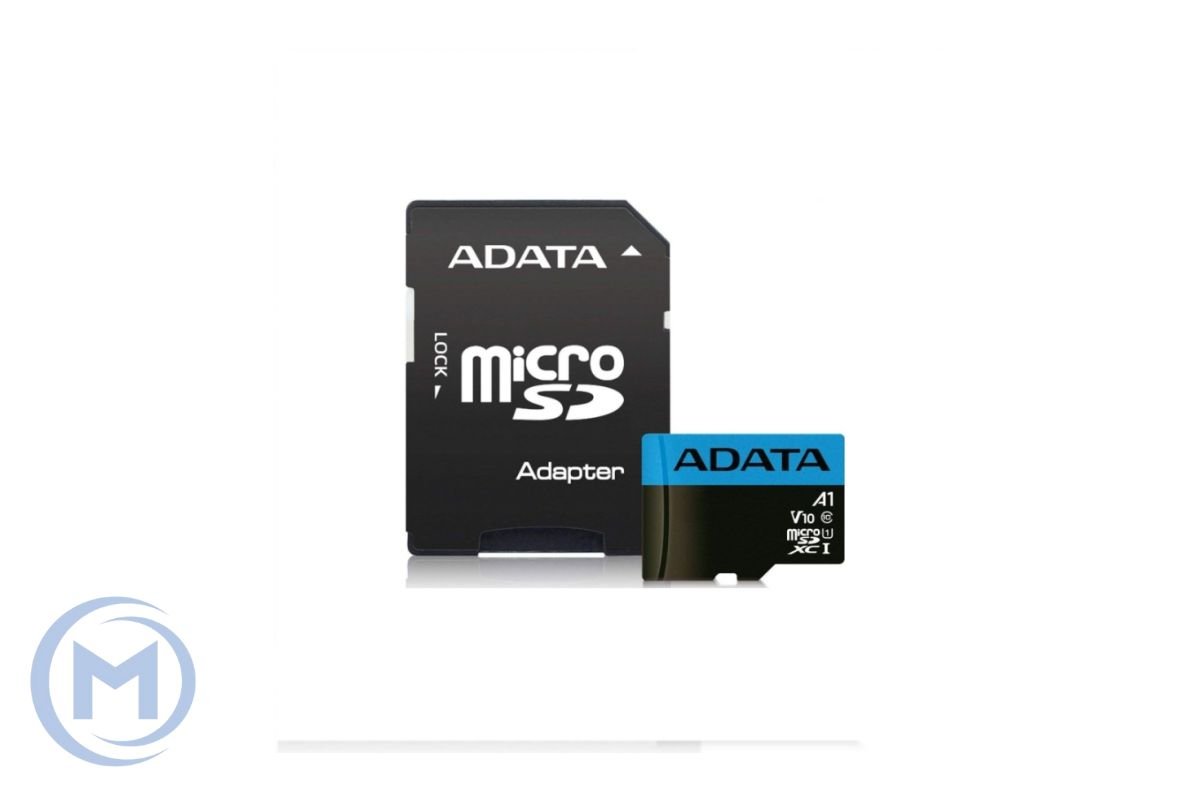                 Micro Secure Digital Card (Trans Flash) 128GB HC10 Adata AUSDX128 UHS-I 100/25  + SD adapter