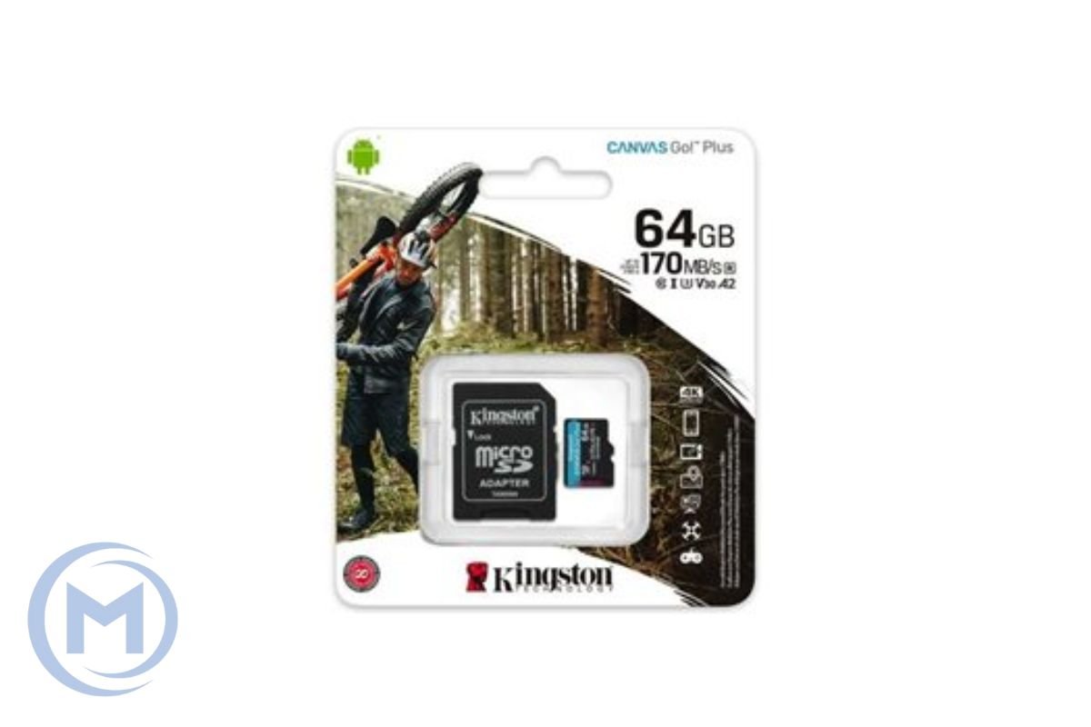                 Micro Secure Digital Card (Trans Flash) 128GB HC10 KINGSTON Canvas Go Plus 170R A2 U3 V30