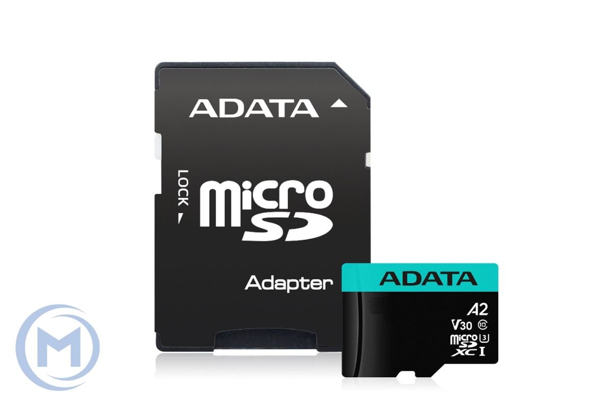                 Micro Secure Digital Card (Trans Flash) 64GB HC10 A1 Adata AUSDX64GUICL10A1 + SD adapter