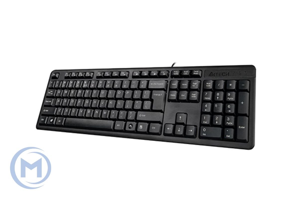 A4TECH KK-3 MULTIMEDIA FN USB KEYBOARD BLACK US+RUSSIAN