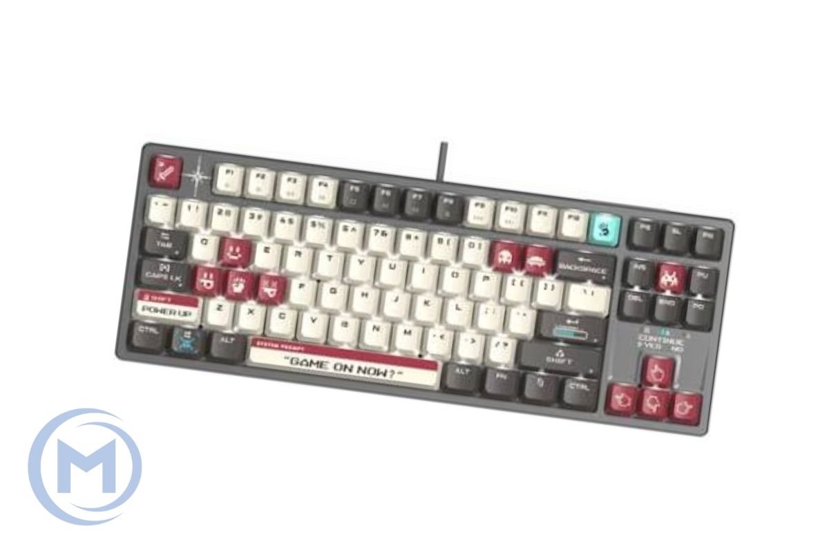 A4TECH BLOODY S87 COMPACT PIXELS RED GAMING MECHANICAL BLMS RED SWITCH RGB KEYBOARD USB US+RUS