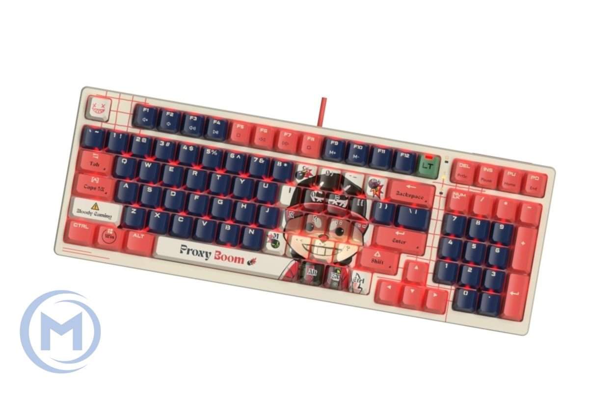 A4TECH BLOODY SAVAGE IMPACT AT98 PROXY BOOM GAMING ALPHA OPTICAL SWITCH RGB KEYBOARD USB US+RUS