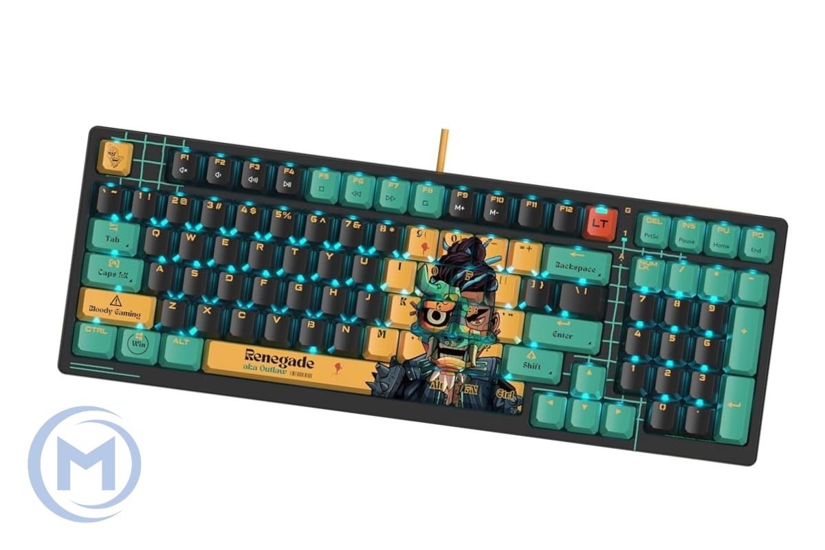 A4TECH BLOODY SAVAGE IMPACT AT98 RENEGADE GAMING ALPHA OPTICAL SWITCH RGB KEYBOARD USB US+RUS